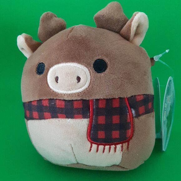 Squishmallow 5" RUBY Reindeer With Scarf Christmas Holiday Collection Rare NWT - Picture 5 of 7